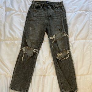 BDG Slim Straight Ripped Jeans